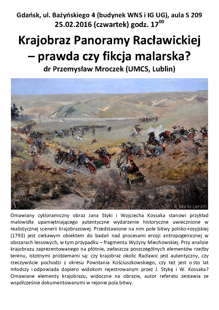 Plakat: Krajobraz Panoramy Racławickiej
