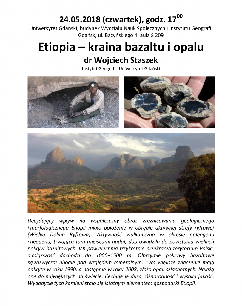 Etiopia – kraina bazaltu i opalu dr Wojciech Staszek
